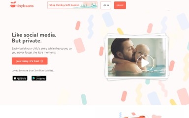 http://tinybeans.com screenshot