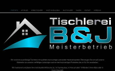tischlerei-bj.com screenshot