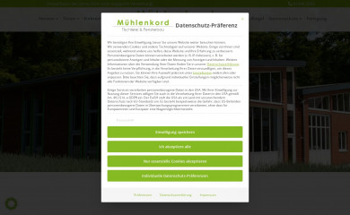 tischlerei-muehlenkord.de screenshot