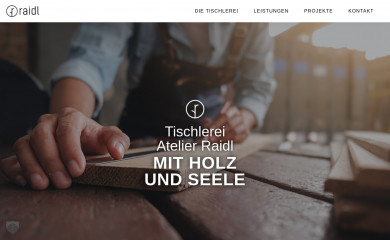 tischlerei-raidl.at screenshot