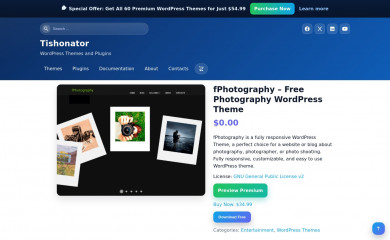 fPhotography screenshot