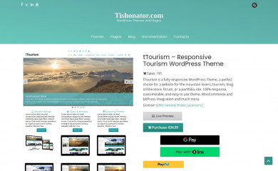 tTourism screenshot