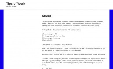 tipsofwork.com screenshot
