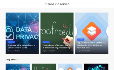 tiranaobserver.al screenshot