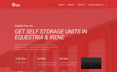 titanstorage.co.za screenshot