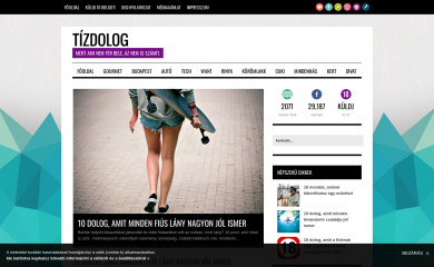 tizdolog.hu screenshot