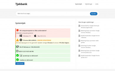 tjekbank.nu screenshot