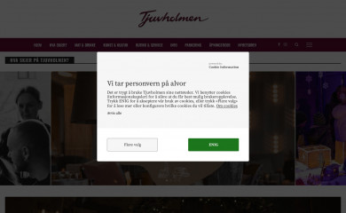 tjuvholmen.no screenshot