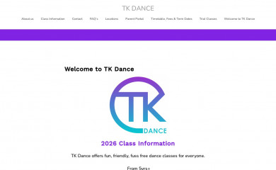 tkdance.com.au screenshot