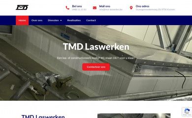 tmd-laswerken.be screenshot