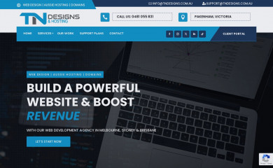 tndesigns.com.au screenshot