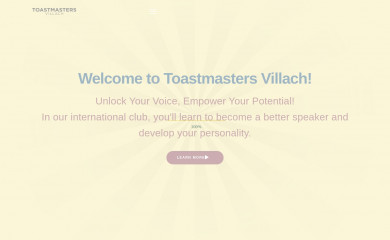 toastmasters-carinthia.at screenshot