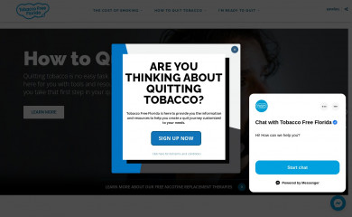 tobaccofreeflorida.com screenshot