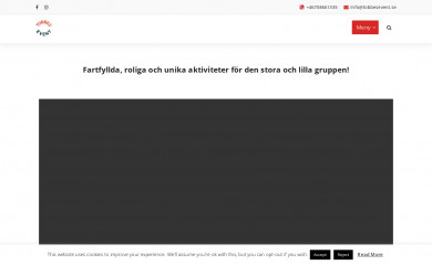 tobbesevent.se screenshot