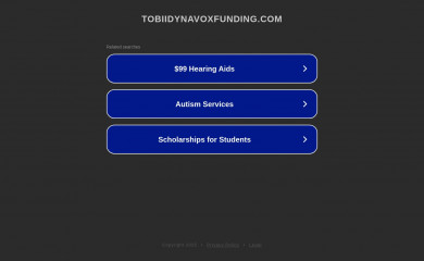 tobiidynavoxfunding.com screenshot