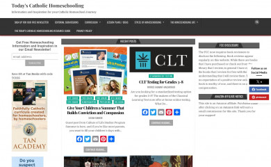 todayscatholichomeschooling.com screenshot