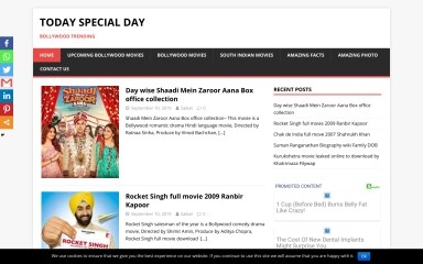 http://todayspecialday.com screenshot