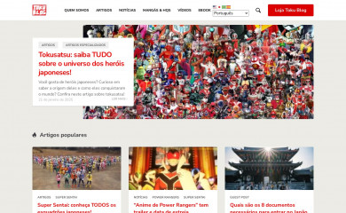 tokusatsu.blog.br screenshot