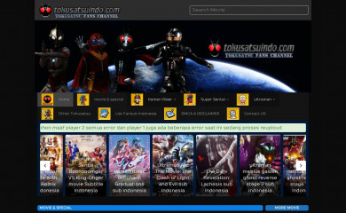 tokusatsuindo.com screenshot