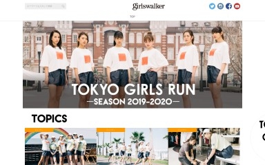 tokyogirlsrun.com screenshot