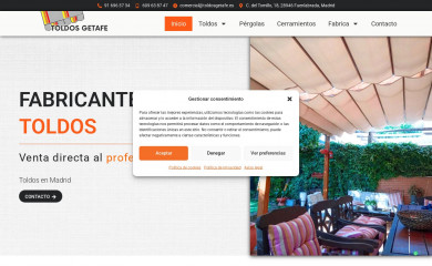 toldosgetafe.es screenshot