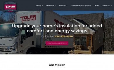 tolerinsulating.com screenshot