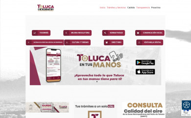 toluca.gob.mx screenshot
