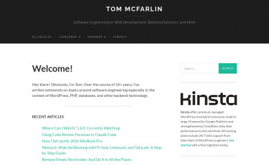 tommcfarlin.com screenshot