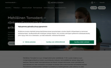 tomodent.fi screenshot