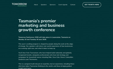 tomorrowconference.com.au screenshot