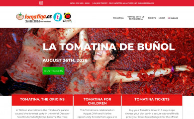 tomatina.es screenshot