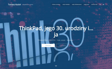 tomaszkoziol.net screenshot
