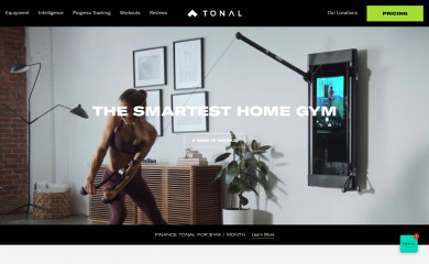 tonal.com screenshot