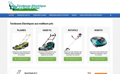 tondeuseelectrique.fr screenshot