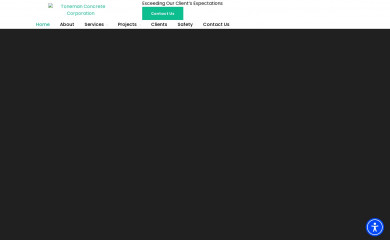 tonemanconcrete.com screenshot