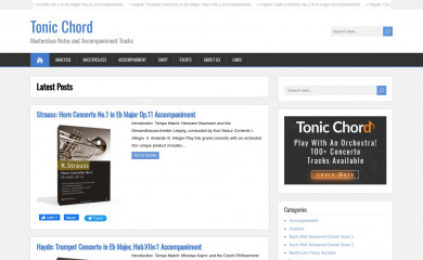 tonic-chord.com screenshot