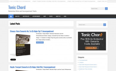 tonic-chord.com screenshot