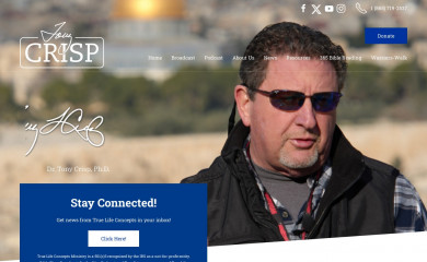 tonycrisp.org screenshot
