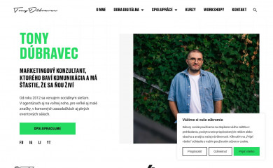 tonydubravec.com screenshot
