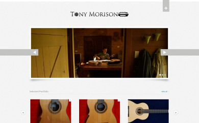 tonymorison.com screenshot