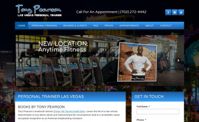 tonypearsonpersonaltrainer.com screenshot