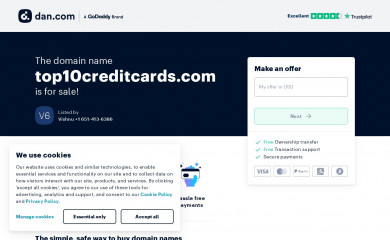 top10creditcards.com screenshot
