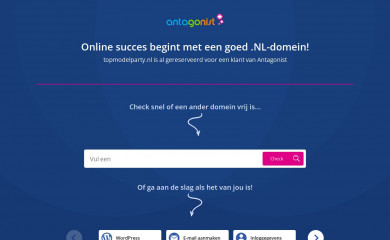 topmodelparty.nl screenshot