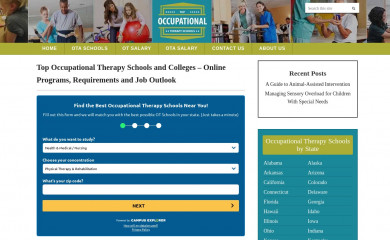 topoccupationaltherapyschool.com screenshot