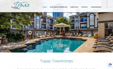 topaztownhomes.org screenshot