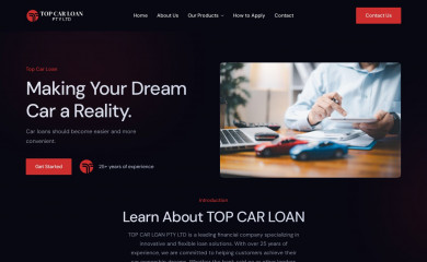 topcarloan.com.au screenshot