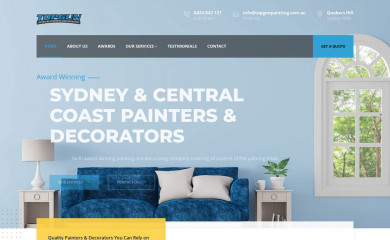 topgunpainting.com.au screenshot