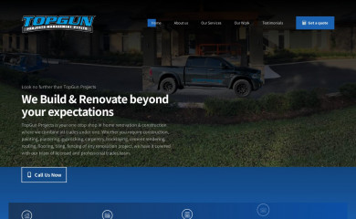 topgunprojects.com.au screenshot