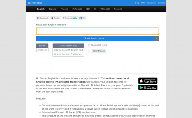 tophonetics.com screenshot