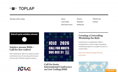 toplap.org screenshot